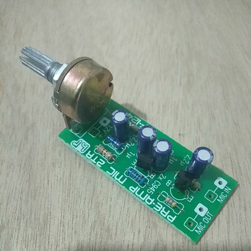 Preamp Mic 2 Transistor Primer LF-124