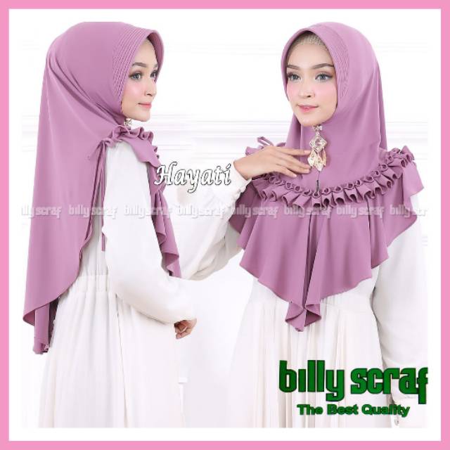 [ORI BILLY] HIJAB HAYATI ORI BY BILLY SCRAF