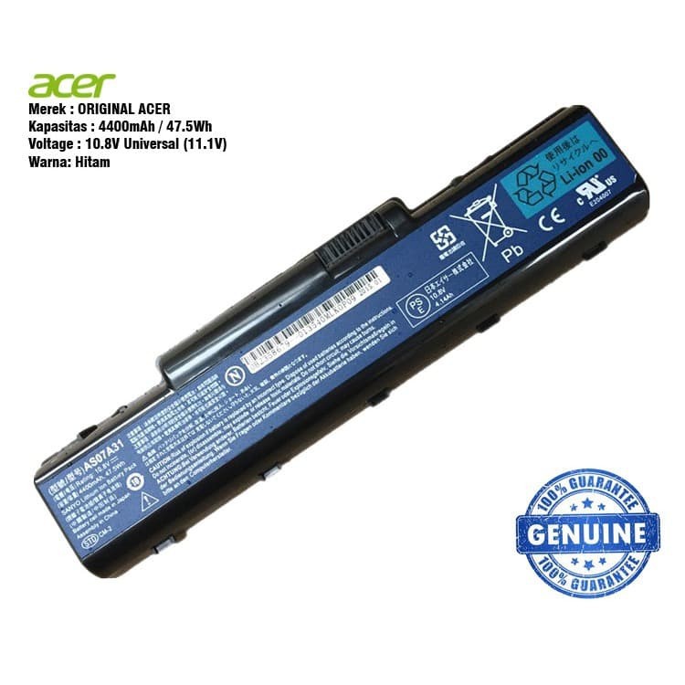 [ORIGINAL NEW ]  BATRAI LAPTOP ACER Aspire 2930 O4736Z, 4736G, 4740, 4310, 4520, 4710, 4720, 4730, 4