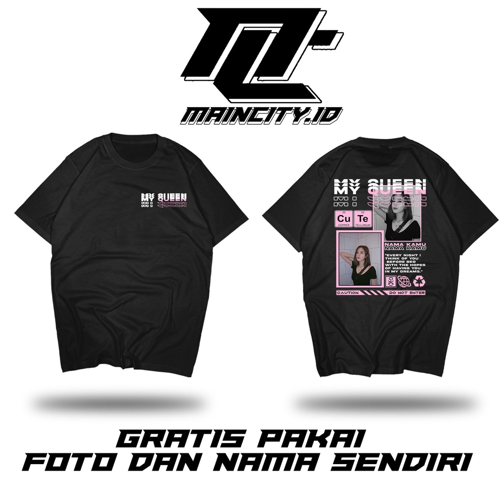 Baju Sablon Custom Foto Sendiri Kaos Sablon Foto Satuan Kaos Pria dan Wanita Distro kaos aesthetic m