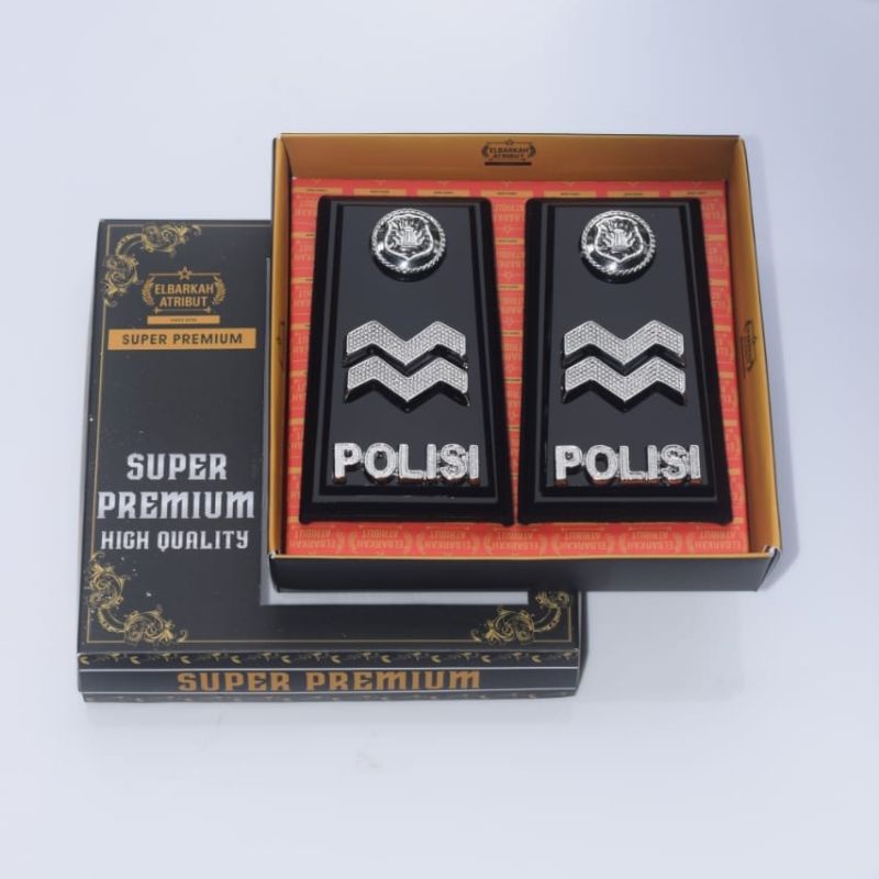 PANGKAT PDH POLRI AIPTU FULL AKRILIK GLOSSY