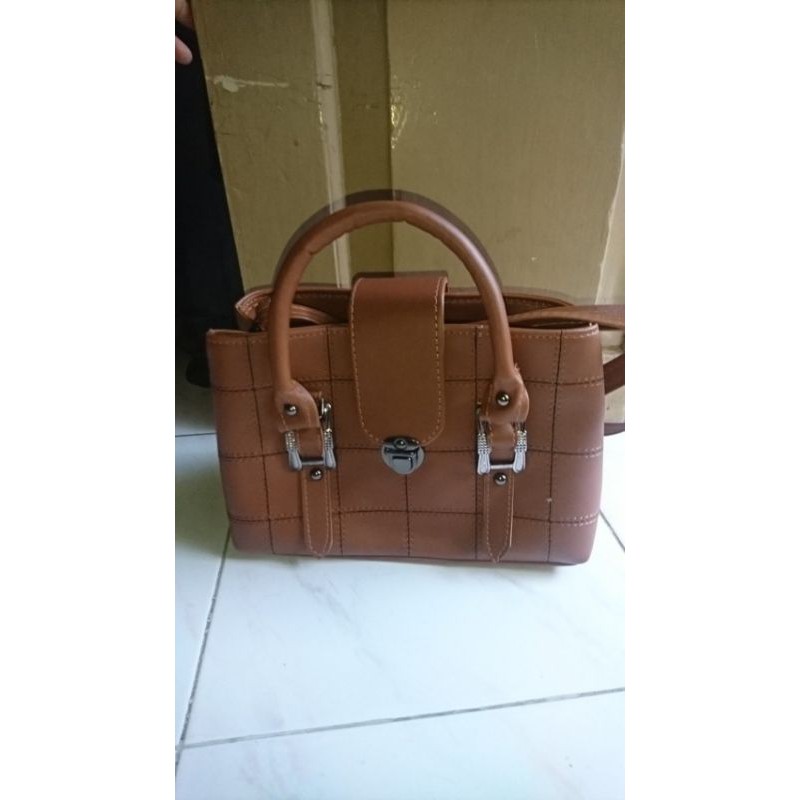 (cod)tas tangan/tas fashion free tali panjang tas batam