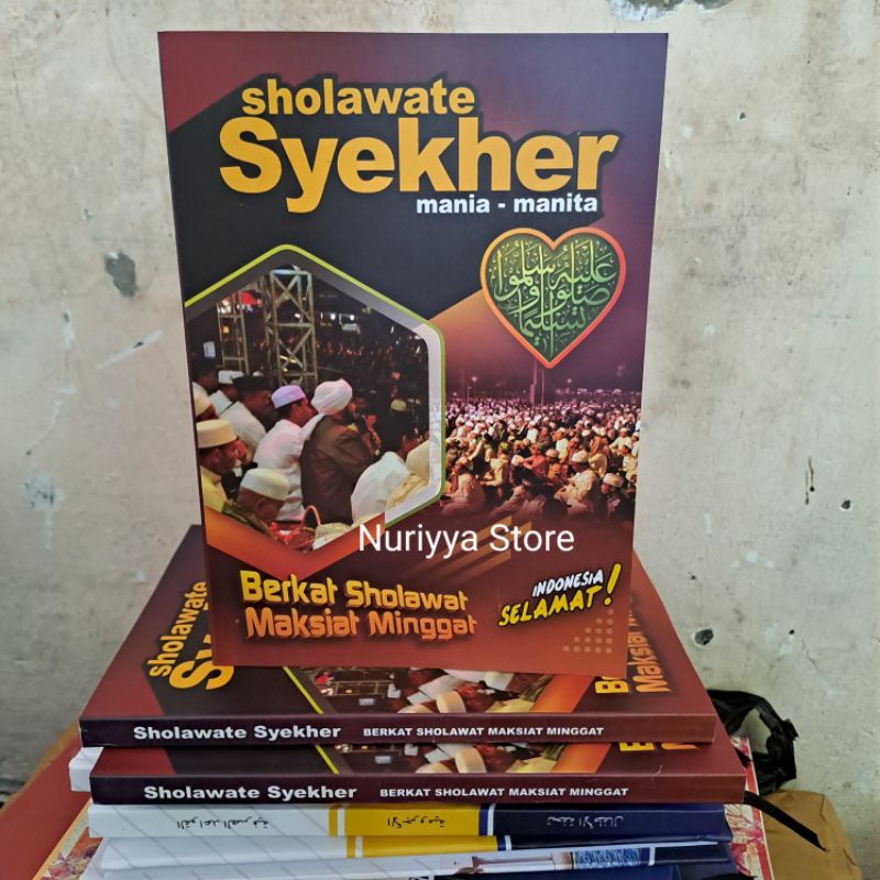 Sholawat syekher / Buku Sholawate syekher mania-manita