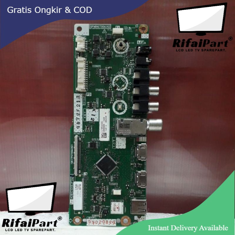 mb led sharp lc40le295i mainboard - motherboard micom - mobo mb led sharp lc40le295i ori