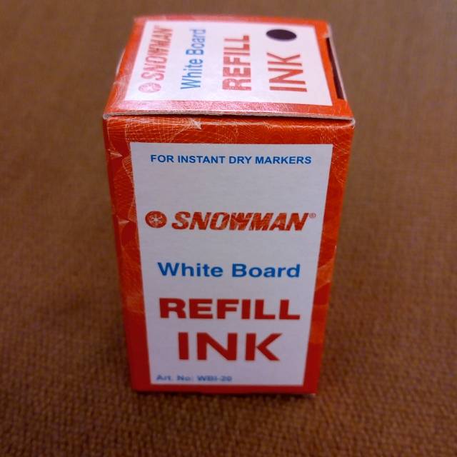 

Refil ink white board