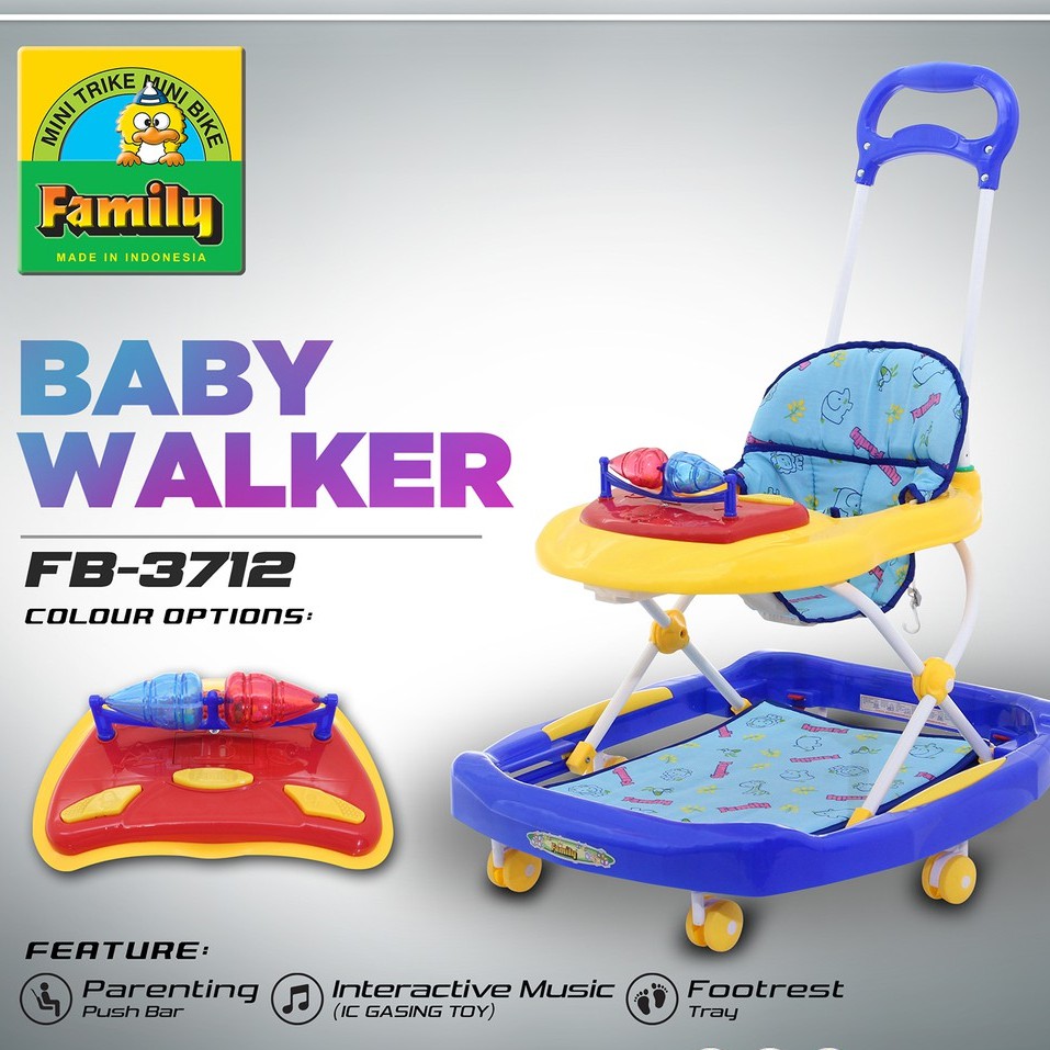 Baby Walker Apollo Alat Bantu Jalan Bayi Family 3712