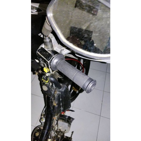 Promo handgrip yoshimura import set kiri kanan sarung gas empuk sepasang