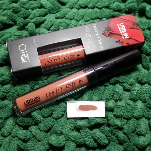 LIP CREAM MATTE URBAN IMPLORA 01 DUSKY NUDE