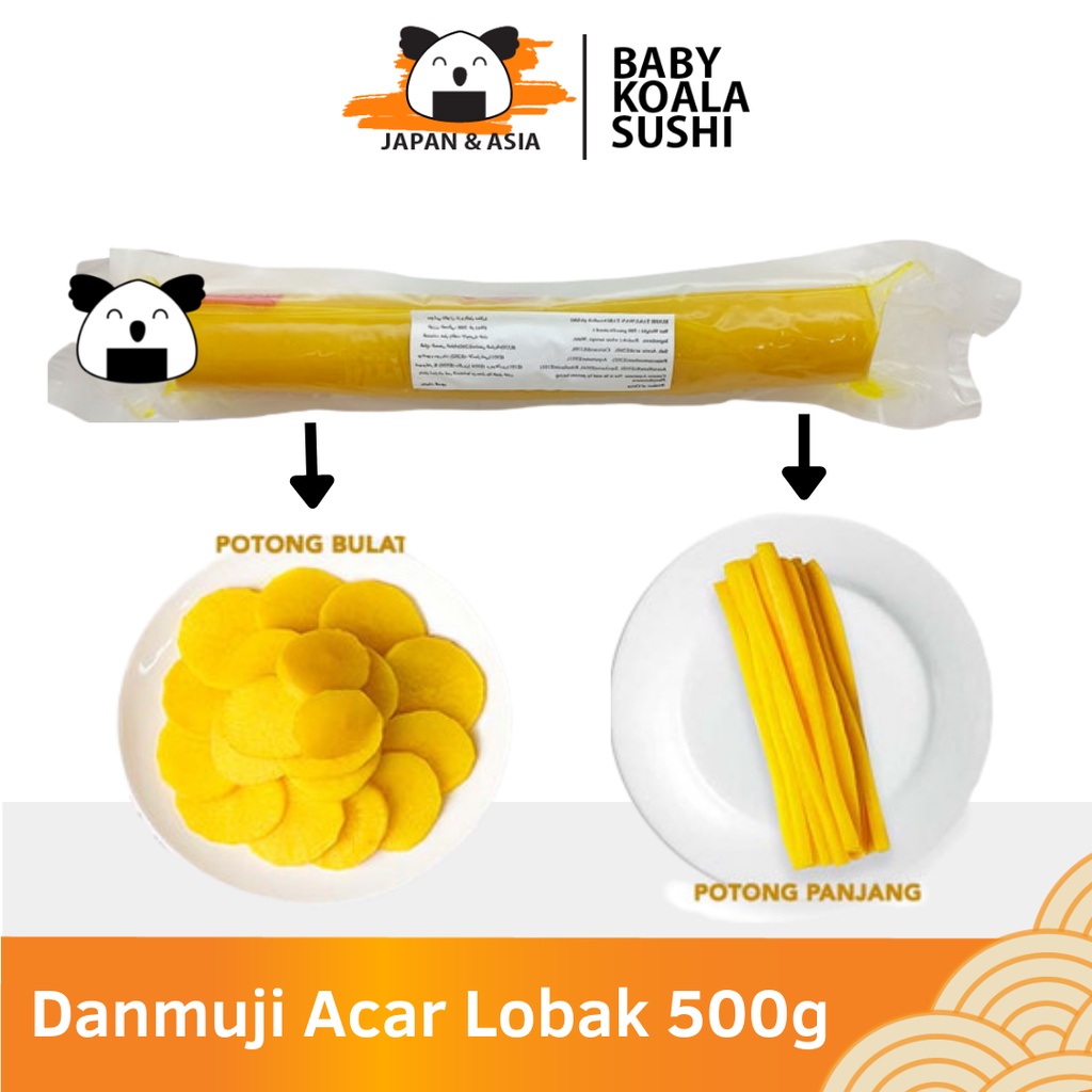 DANMUJI Acar Lobak Korea 500 g │ Gimbab Dan Muji Pickled Daikon