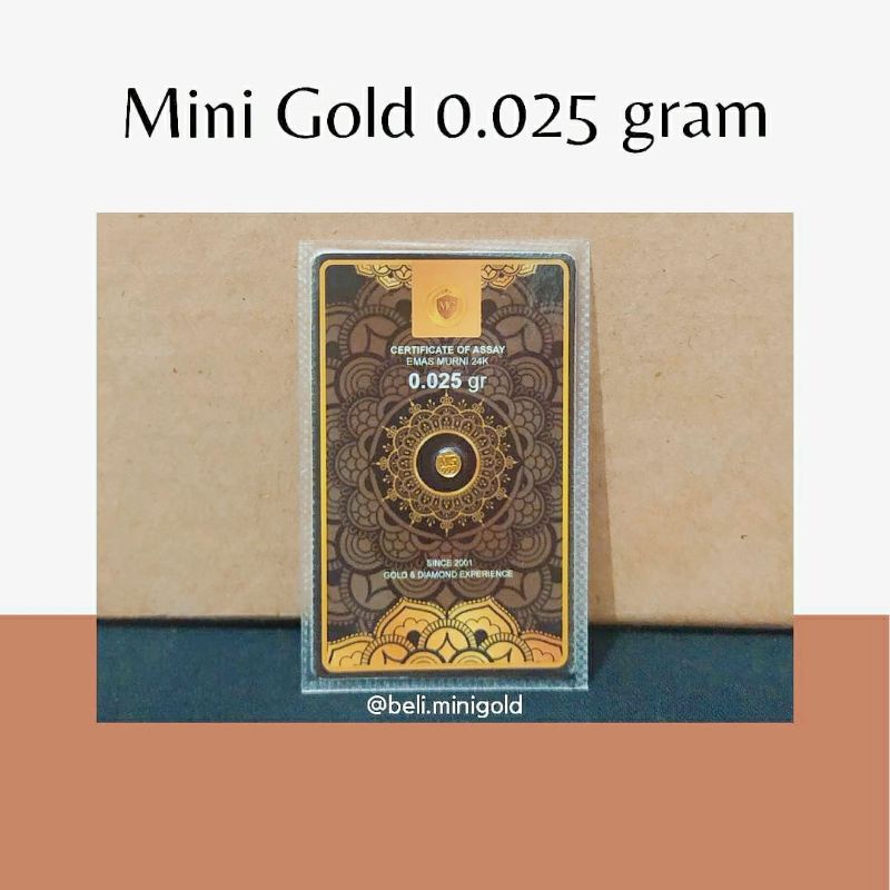 Mini Gold 0,025 gram
