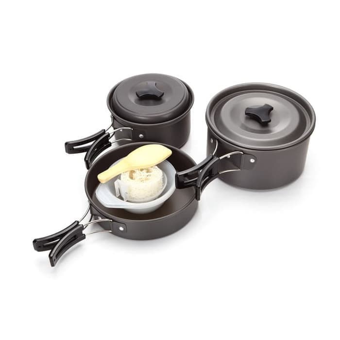 Terbaru COOKING SET SY 300 PANCI SET SY300 NESTING ALAT MASAK OUTDOOR CAMPING