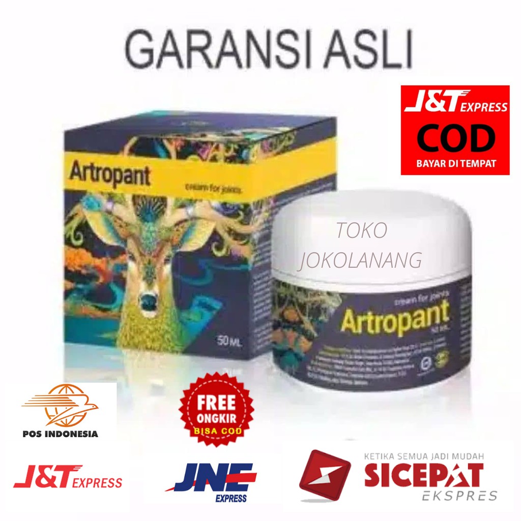 ARTROPANT ASLI ORIGINAL KRIM SENDI ORIGINAL CREAM AMPUH SENDI SYARAF OTOT TULANG HERBAL