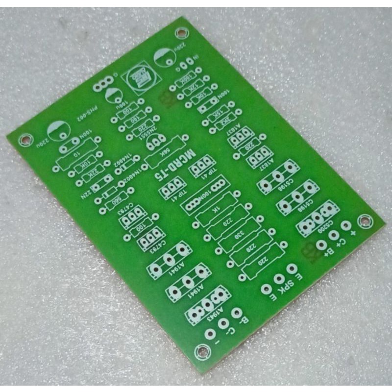 PCB Driver Power Amplifier Mono MCRD V2 Low Sub 18 Inch Fiber Fr1