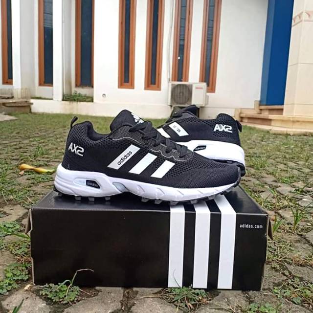 Sepatu Pria Adidas AX2 Sepatu Running Sepatu cowok remaja dewasa anak Sepatu Murah cewek bertali