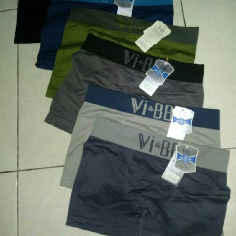 Boxer Rajut | VI-BB | 3PCS Boxer Seamless