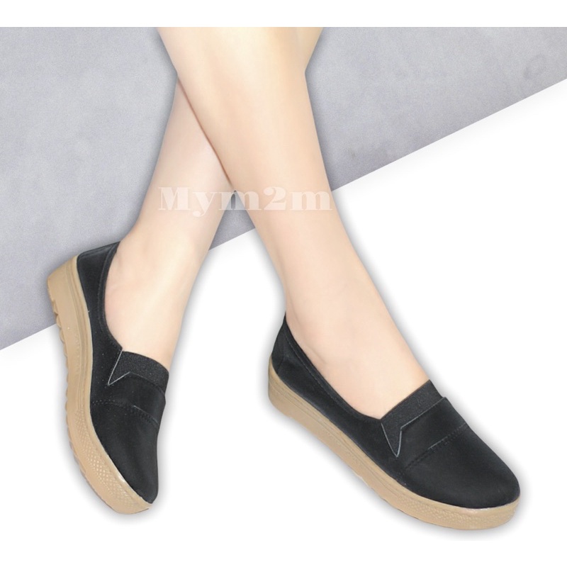 Mym2m Nasila Sepatu Wanita Slip on Kasual Terlaris