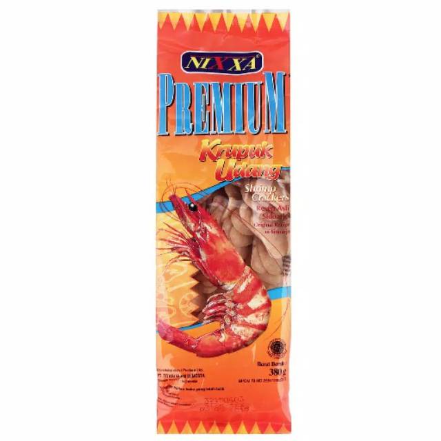 

Kerupuk nixxa premium udang 380 gr