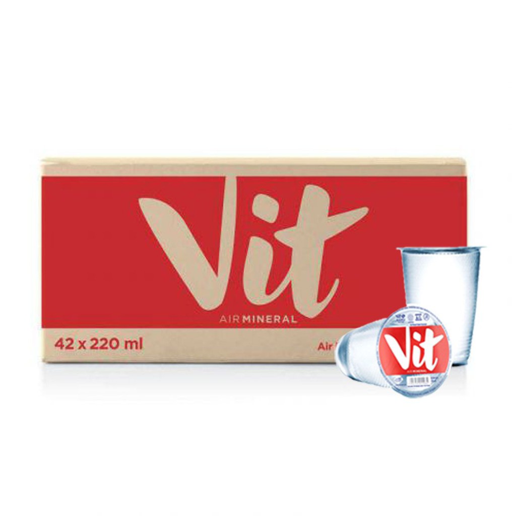 

Vit Air Mineral Gelas 200ml 1 Dus 48 Pcs