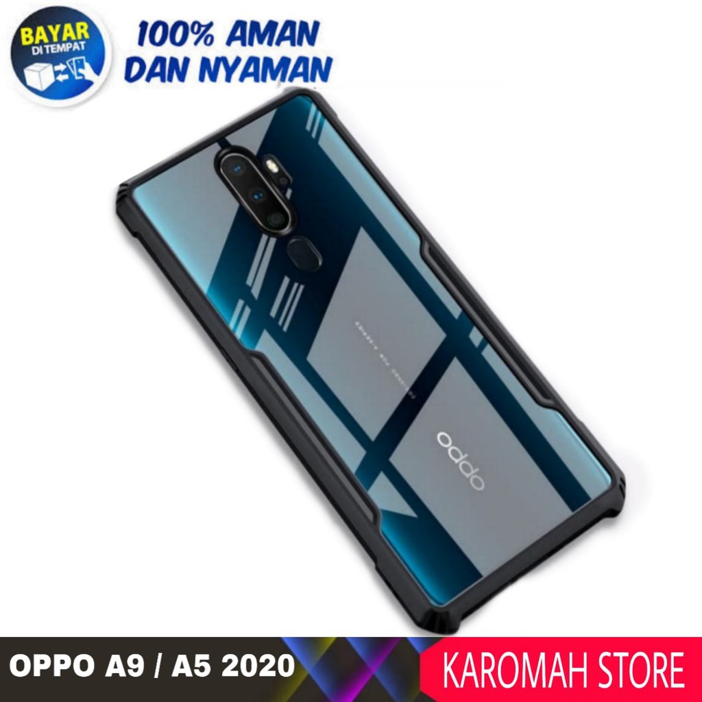 Hard Case Oppo A9 / A5 2020 New Edition Casing Transparant - Hitam