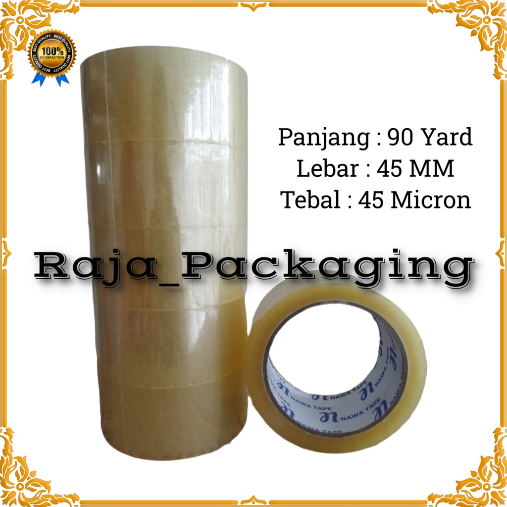 

Lakban Bening 45 MM x 90 Yard x 45 Micron Kwalitas Terbaik Murah Depok Bogor