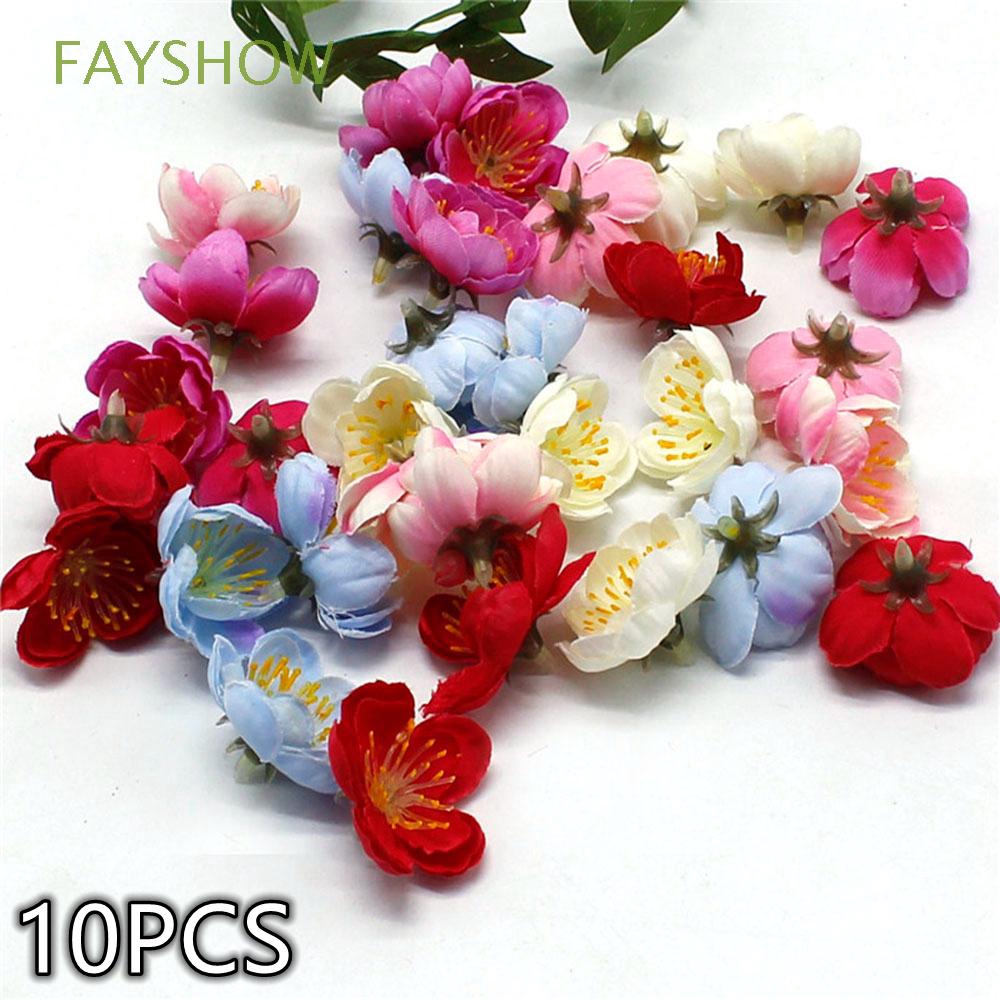 10Pcs DIY Ornamen  Bunga  Buatan Handmade untuk Hiasan 