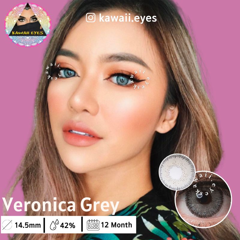 Softlens DREAMCOLOR VERONICA GREY/BROWN