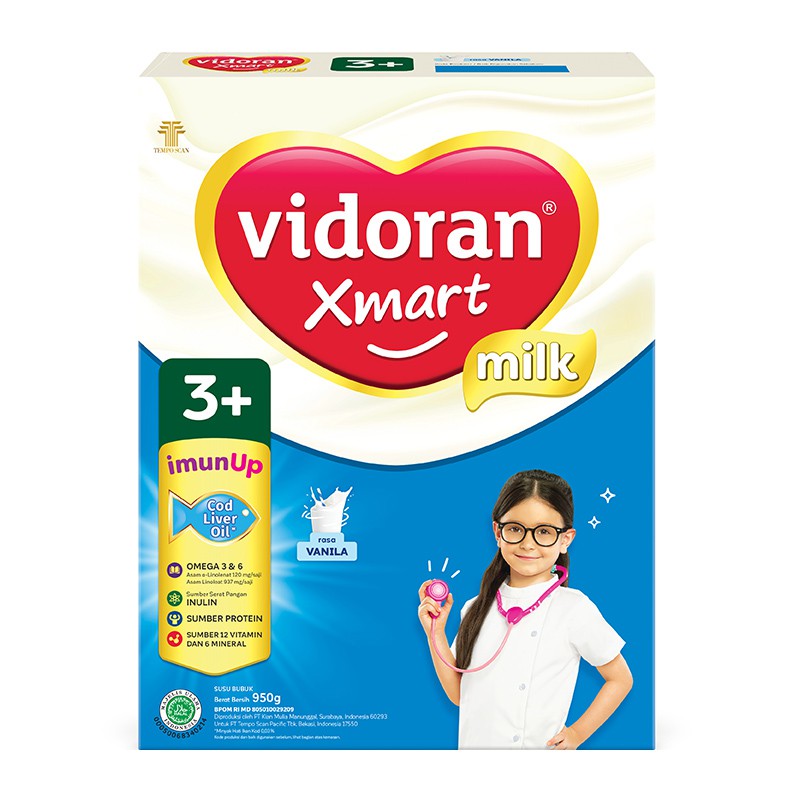 

Vidoran Xmart 3plus Nutriplex Vanilla 950gr