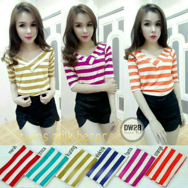 

Twins stripe milk