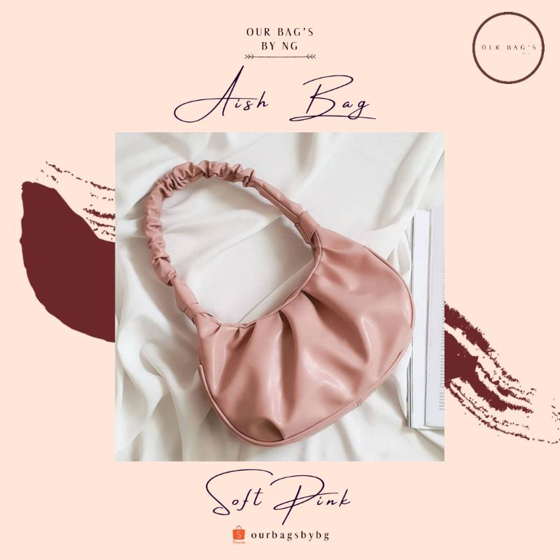 AISH BAG/SHOULDER BAG/TAS PUNDAK/TAS KETEK/TAS KEKINIAN/ TAS CROCO/TAS MURAH/TAS CEWE