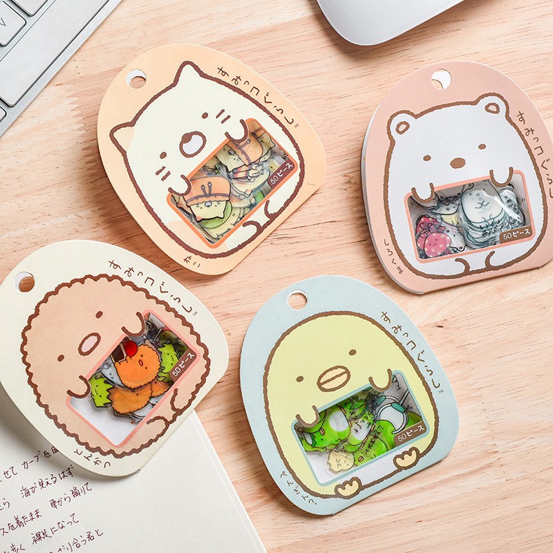 

50Pcs Stiker Desain Jepang Lucu untuk Scrapbook DIY