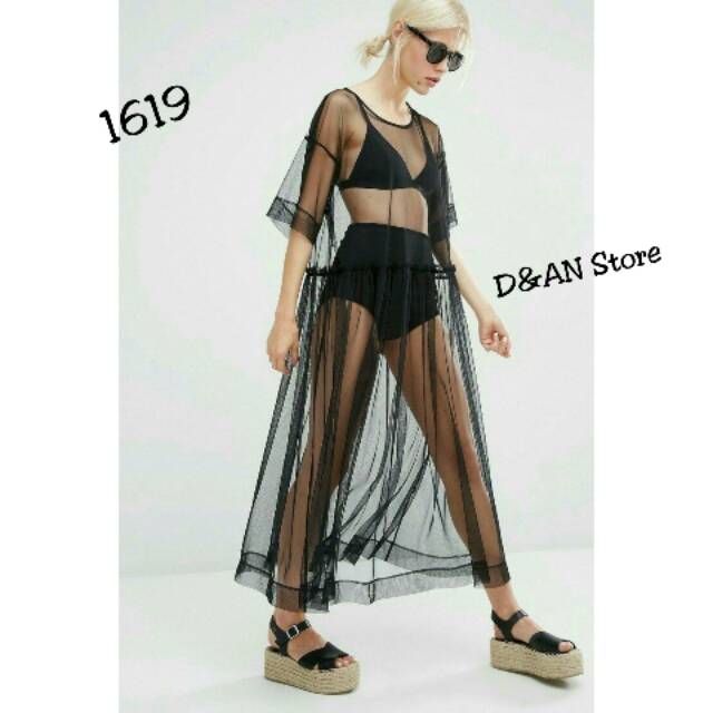 Long dress tile tutu