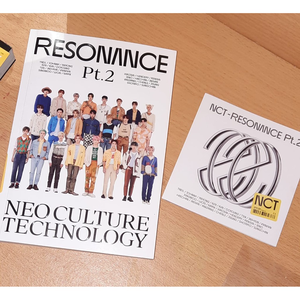 PHOTOCARD STICKER ALBUM ONLY NCT LUCAS JISUNG OFFICIAL RESONANCE PT. 2 DEPARTURE VER.