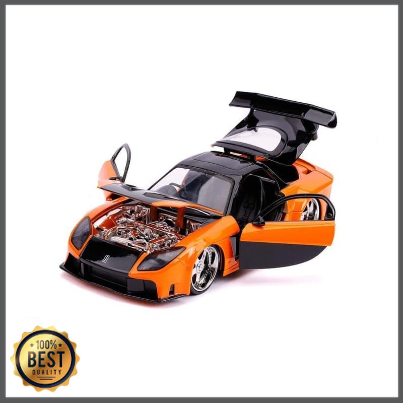 Droopy Shop -  Han's Han Mazda RX-7 RX7 Veilside Tokyo Drift 1 : 24, Jada Toys DS240