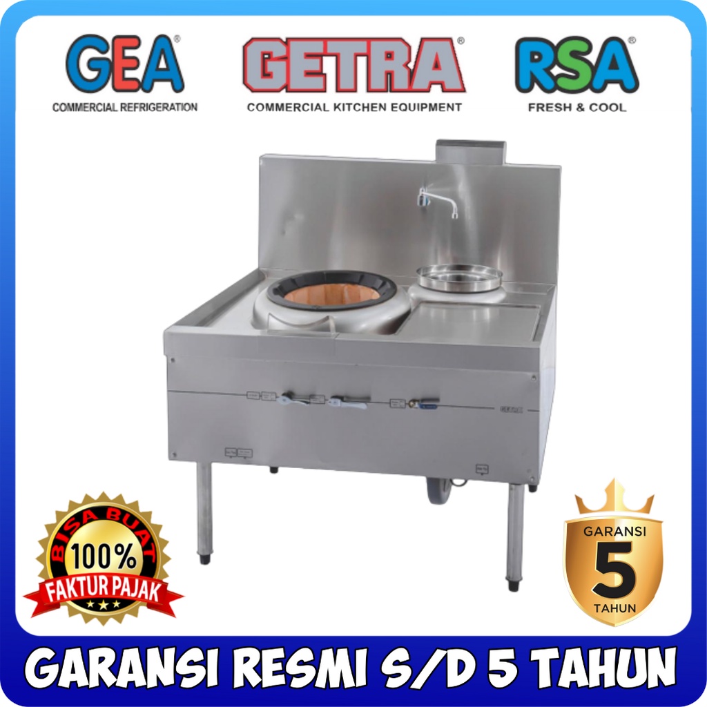 GAS KWALI RANGE GETRA DBR-48DX KOMPOR KWALI RANGE 1 BURNER