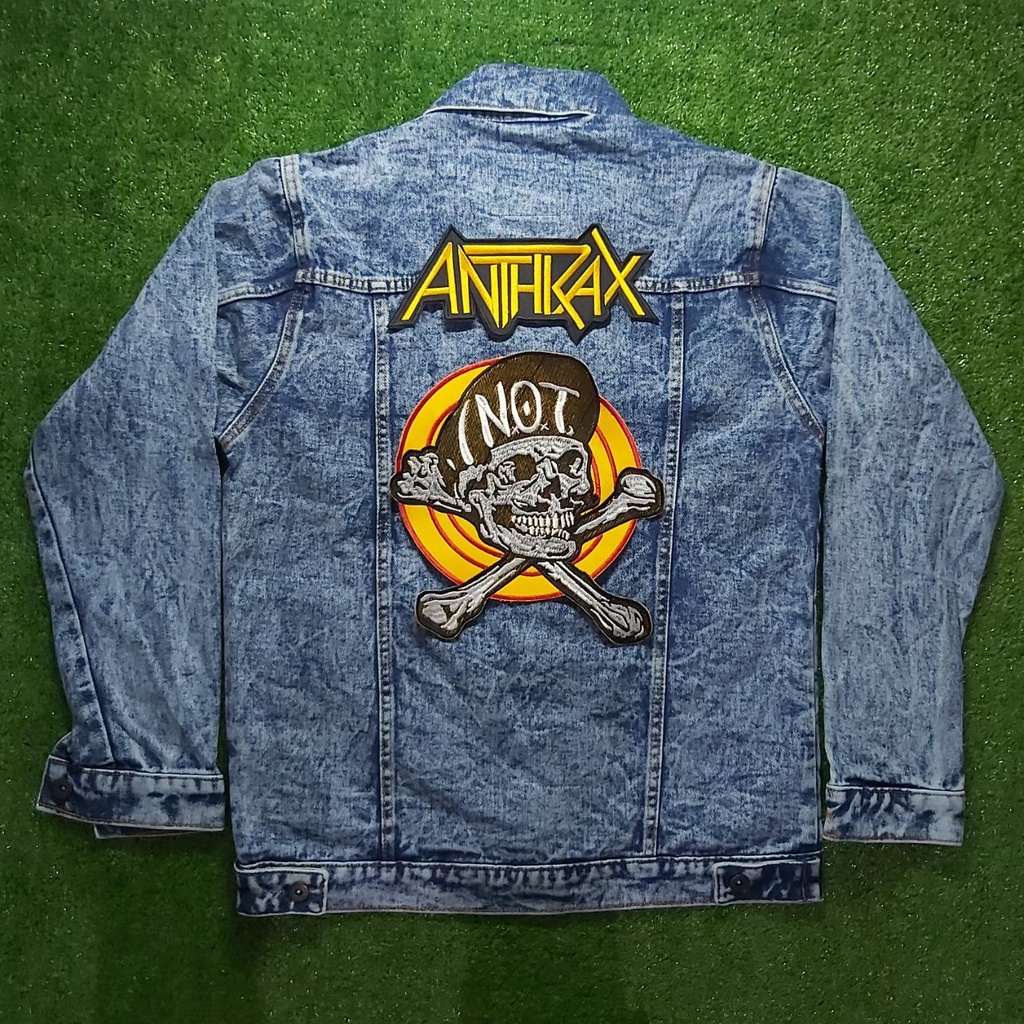 Backpatch Patch Bordir Besar Emblem Jaket Punggung Motif Band Patch keren