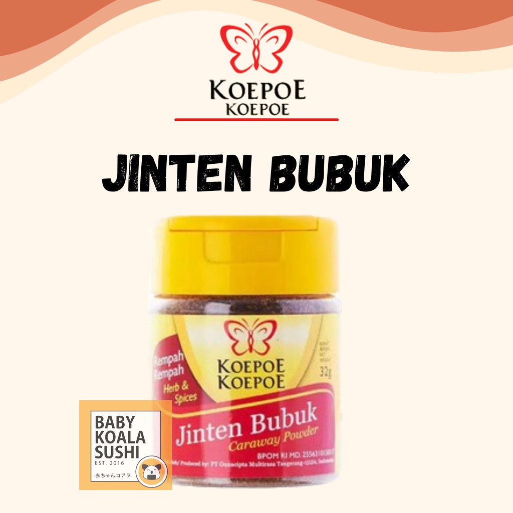 KOEPOE Jinten Bubuk 32 g Halal | Caraway Powder