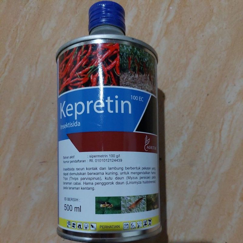 insektisida kepretin 500ml untuk trip pada cabe