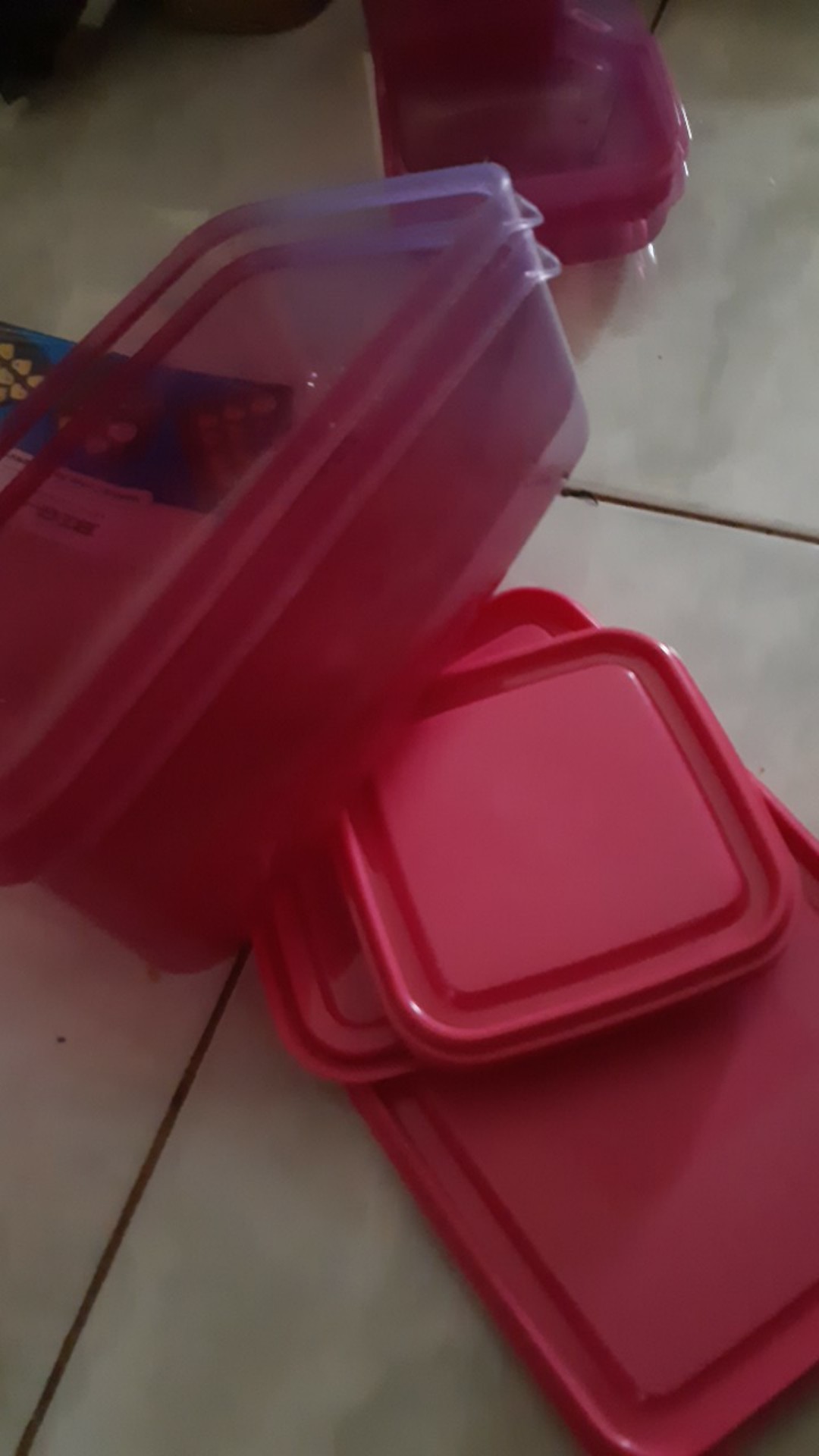 Cpm Voxy Wadah Makanan Plastik Tebal Set Isi 6