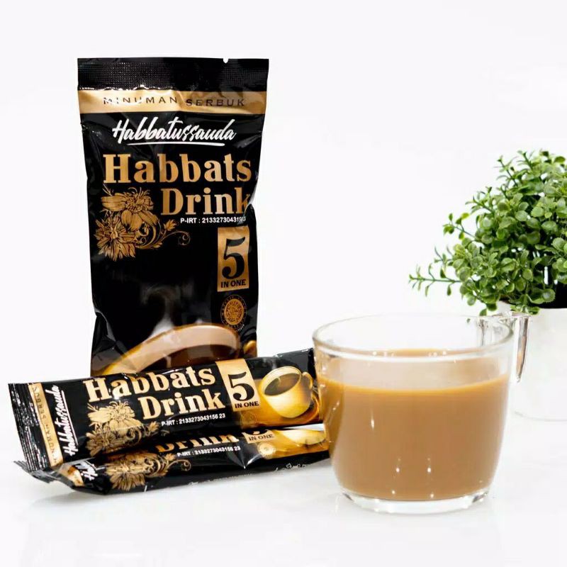 Habbats Drink Pack isi 3 Sachet - Minuman Serbuk Habbatussauda 5 in 1