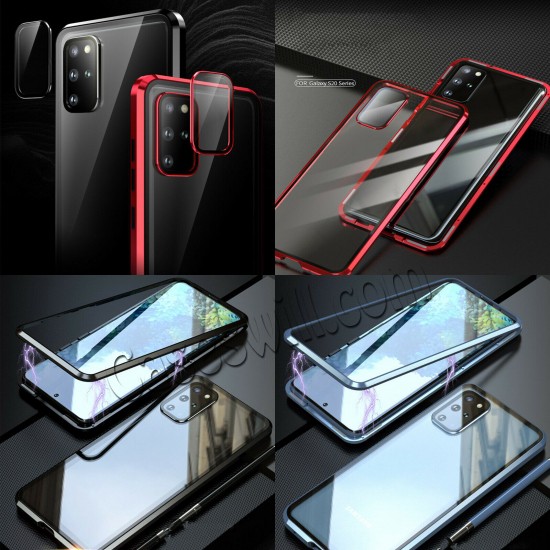 Case Magnetic Premium 2 in 1 Glass Transparant Samsung Note 20 Ultra