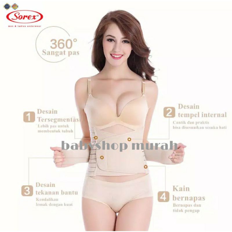 KORSET STAGEN PELANGSING PERUT SOREX 1052 8052 SHAPEWEAR SLIM