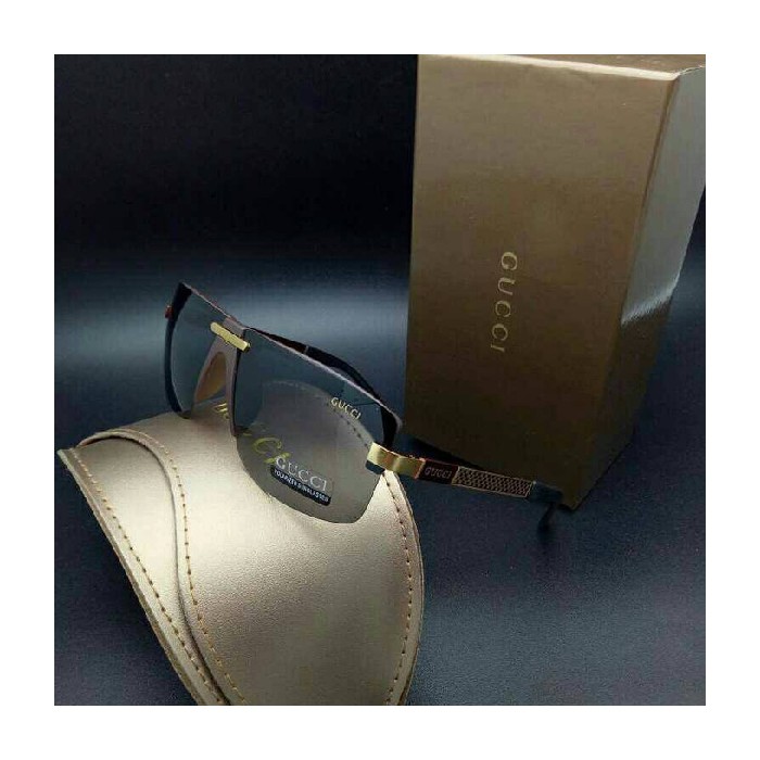UV Kacamata Gucci Sunglasses Pria Kacamata Berkualitas Anti 5010 Kaca New : Promo mata