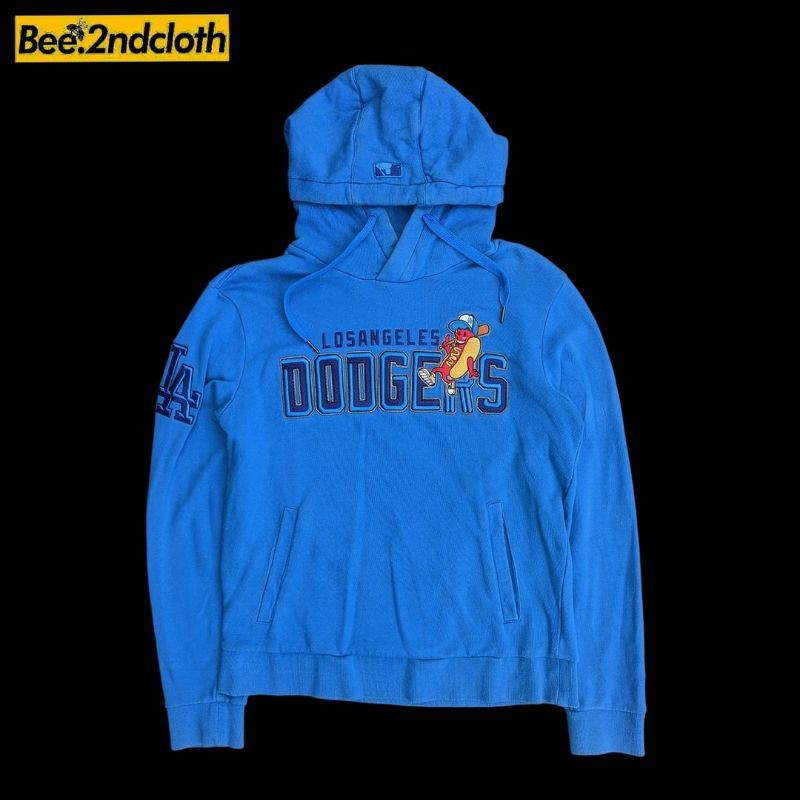 Hoodie MLB LA Dodgers Bordir Blue