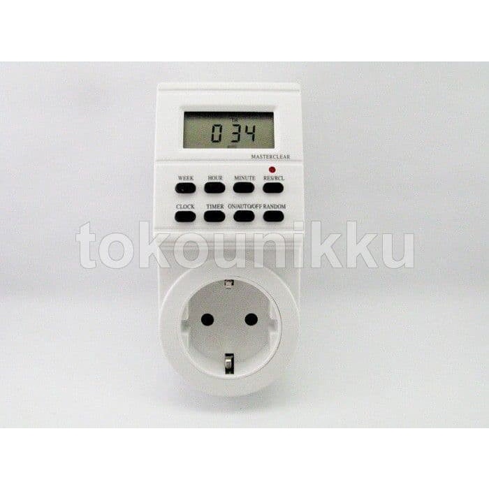 Cindiashope Timer Waktu Digital Heles Stop Kontak Dengan Timer Digital Heles