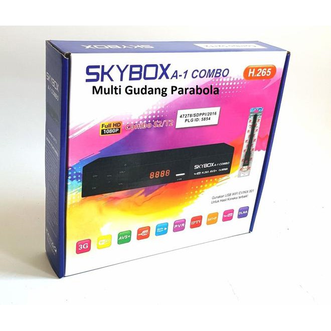 Zoxb Receiver Skybox A1 Combo  Dvb S2 & T2 Hevc 265 Gv48