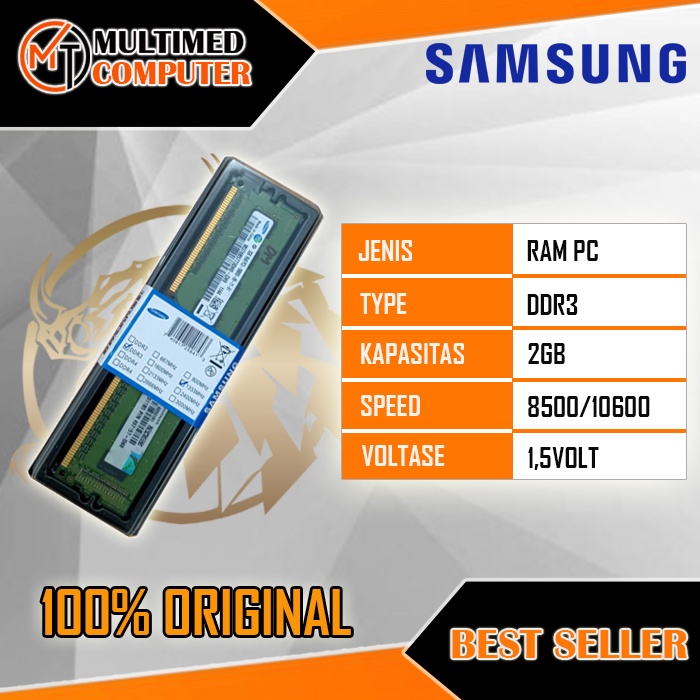 RAM Memory PC DDR3 2GB Samsung/ Hynik Garansi 1 Tahun