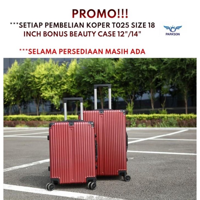 Koper Fashion Hardcase Suitcase Aluminium T025 Size 2824"20"18"