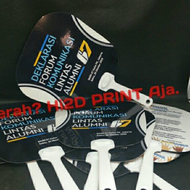 Cetak Kipas Souvernir Alumni / Reuni Akbar