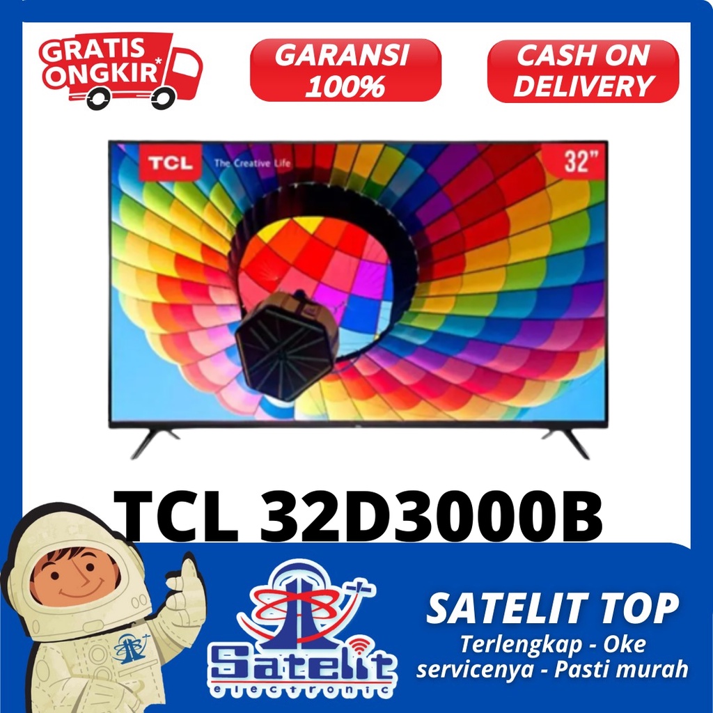 LED TV TCL 32INCH 32D3000B