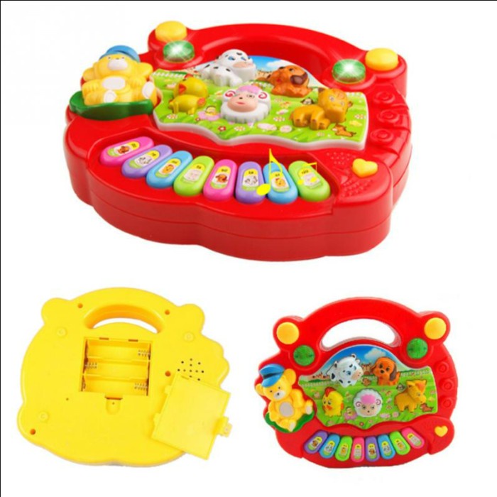 MAINAN EDUKASI ANAK BAYI MUSIK ANIMAL FARM PIANO / MUSIC PIANO TOY